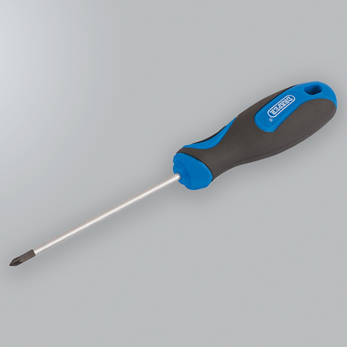 Soft Grip Slotted Screwdriver- PZ0 x 75mm (266-270) Soft Grip Slotted Screwdriver- PZ0 x 75mm (266-270)